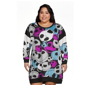 Knit Plus Size Nightmare Before Christmas Dress XL 2X 3X